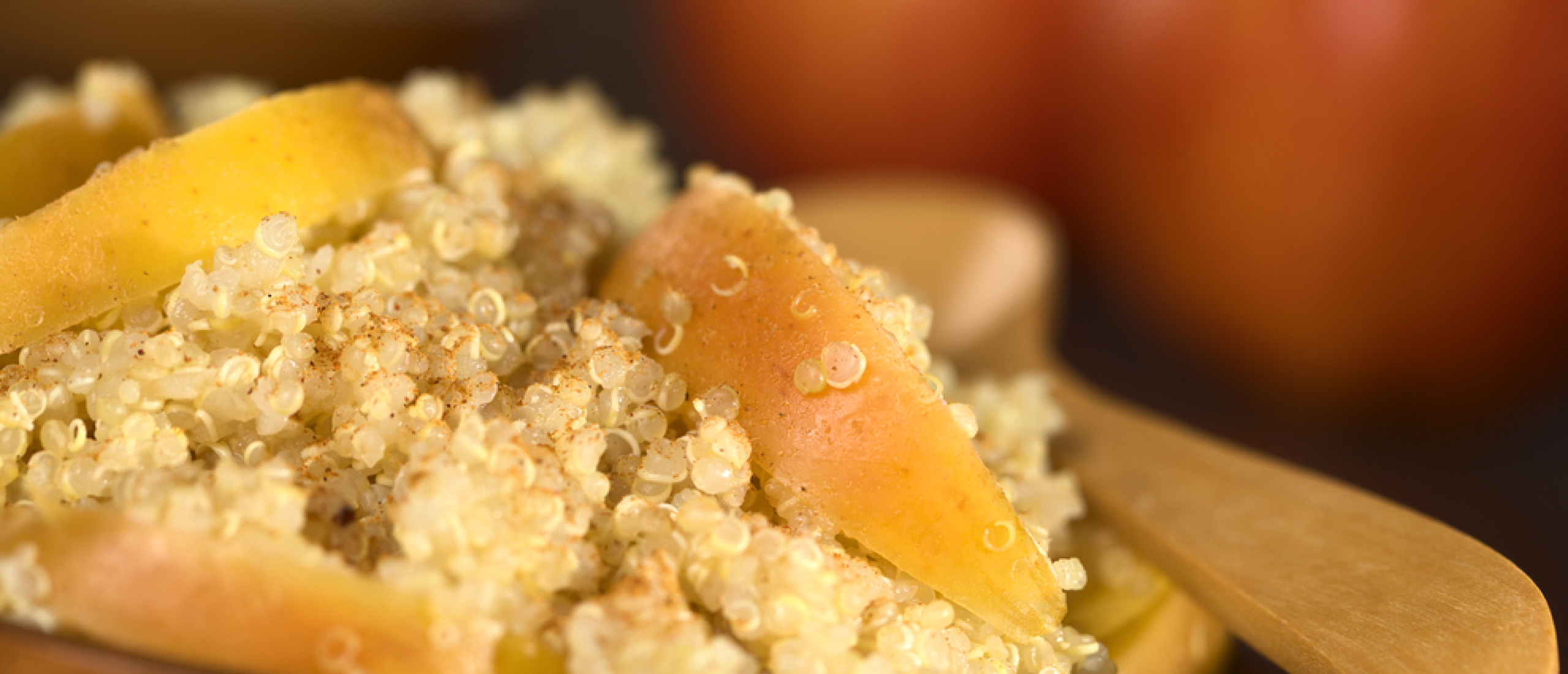 Recept appel kaneel quinoa taartje