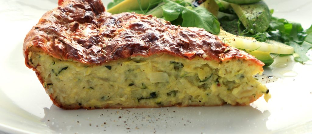 Recept voor courgette quiche