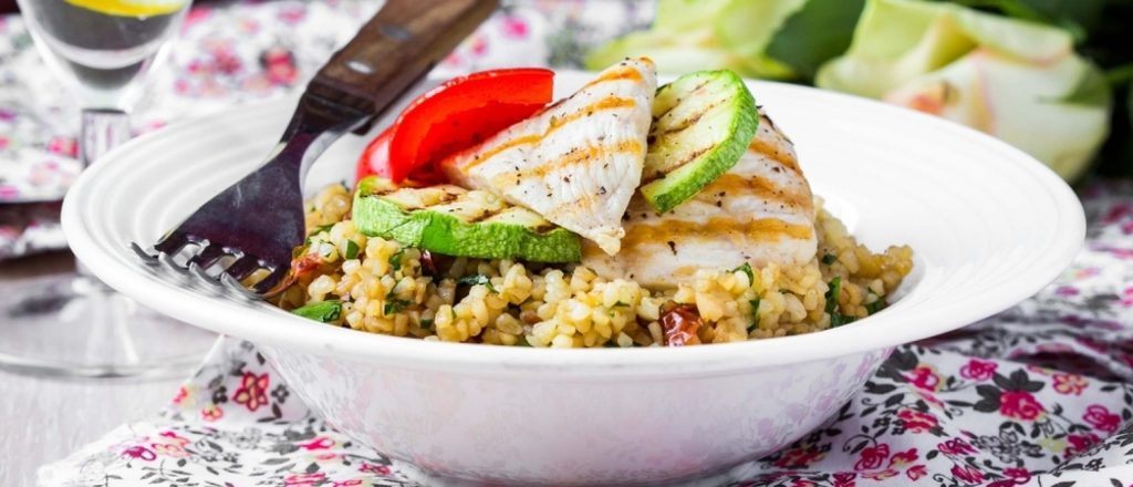 Recept linzensalade met kip