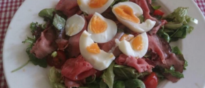 Recept Rosbiefsalade