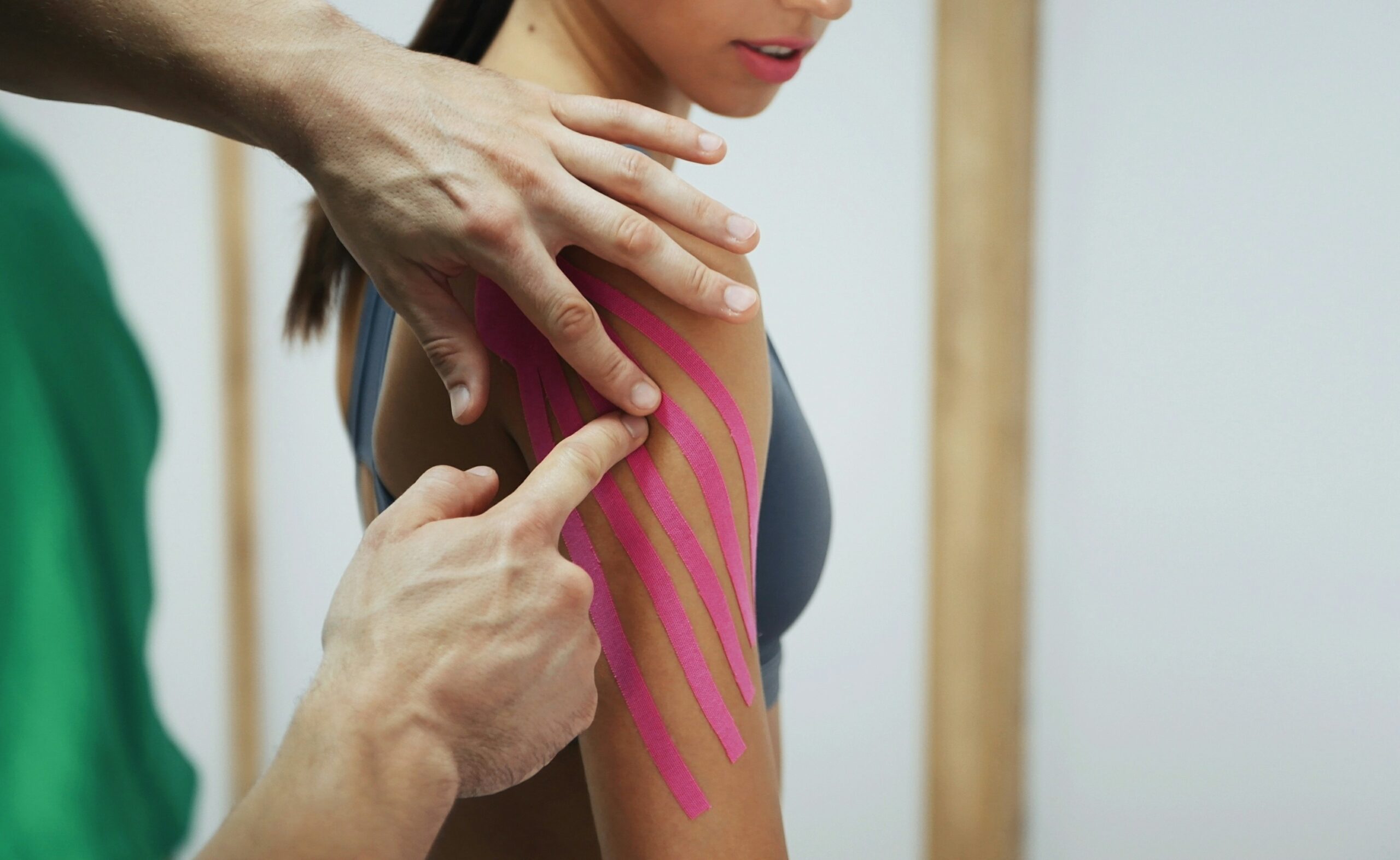 kinesiotape op schouder