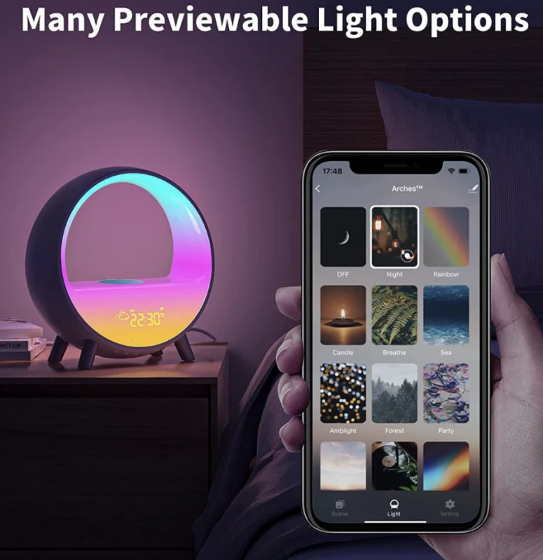 Wekker met licht Wekker met licht